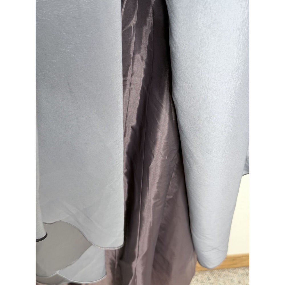 Jovani Strapless Sequin Mermaid Dress Size 2 Gunmetal Ombre Sweetheart Formal - Picture 12 of 16